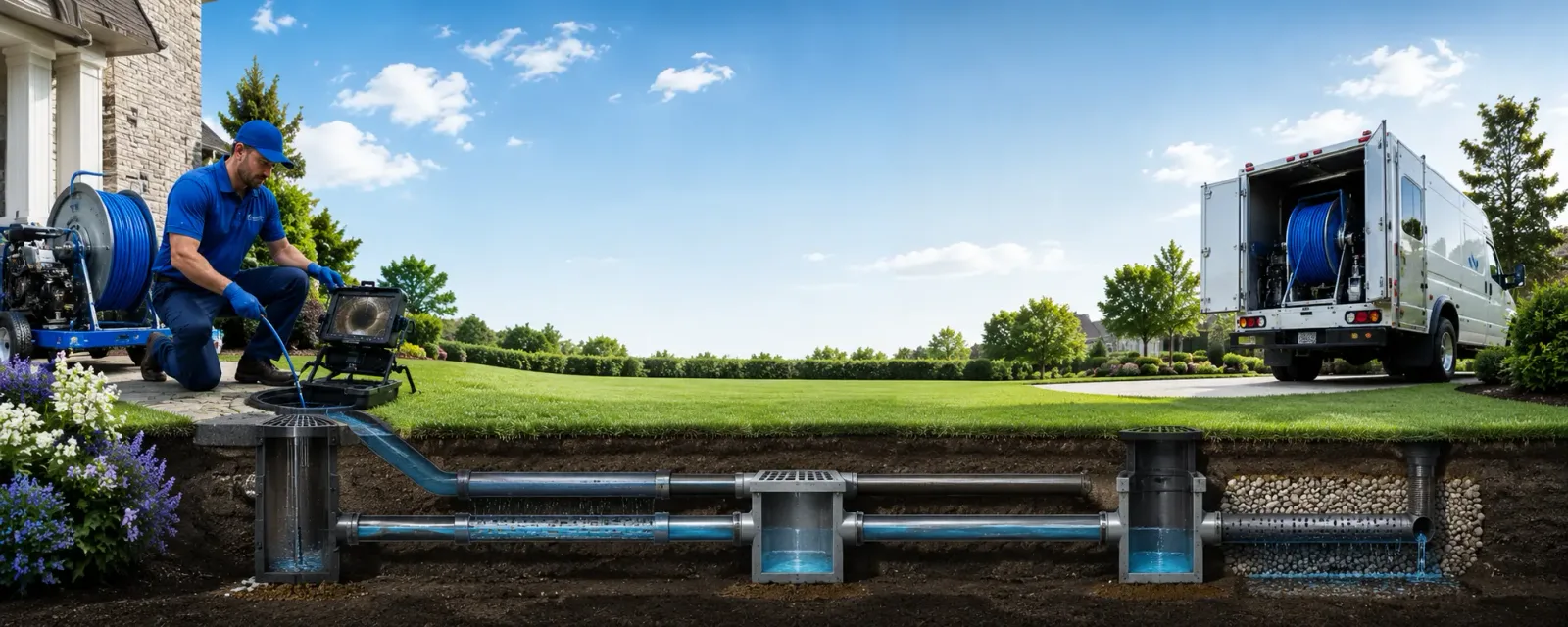 Outdoor drain cleaning information for Van Buren, IN
